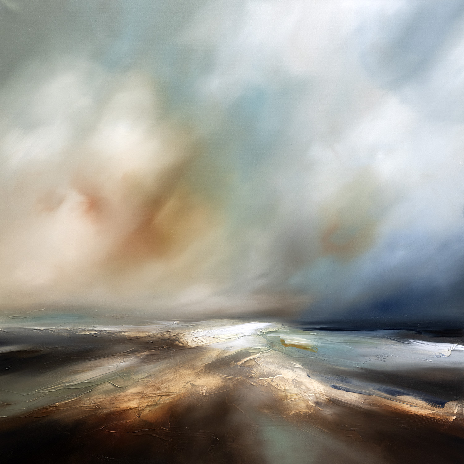 The Seas Collide Seascape Painting